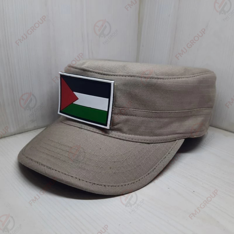 Set Topi Palestina Logo Save Palestina Karet Perekat Topi Komando Bendera Palestine
