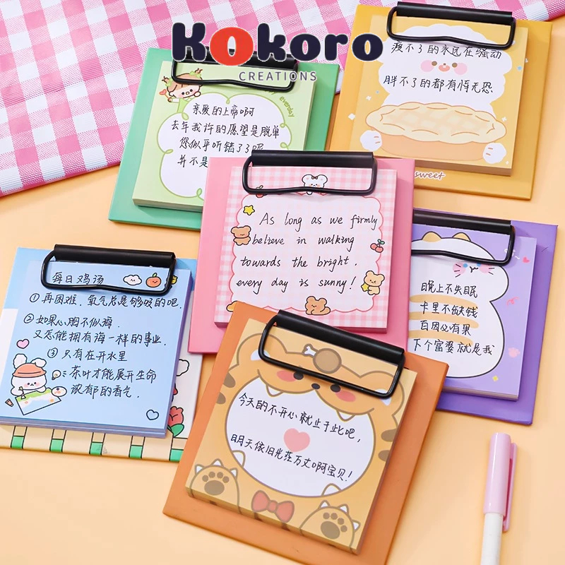 

KokoroCreations - [SK29] Papan sticky notes lucu memo board clip memo animal warna warni kartun