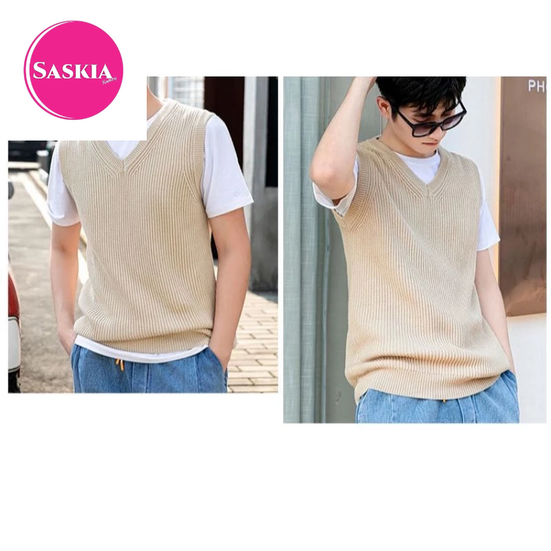 swaeter rajut romi ves top salur#rajut pria#atasan pria#rompi pria