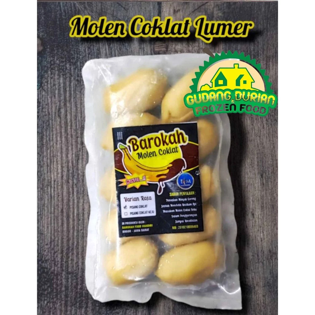 

Pisang Molen Coklat Lumer isi 10 Pcs - Kelezatan Pisang Goreng dalam Balutan Molen dengan Coklat yang Meleleh!