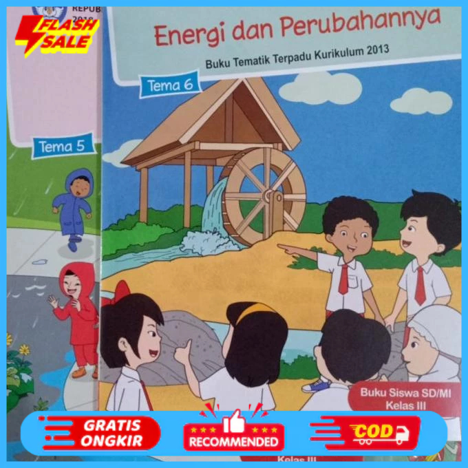 

SALE Tematik Dikbud SD/MI Kelas 3 Tema 5 dan 6 Revisi 2018 Kurikulum 2013 Termurah