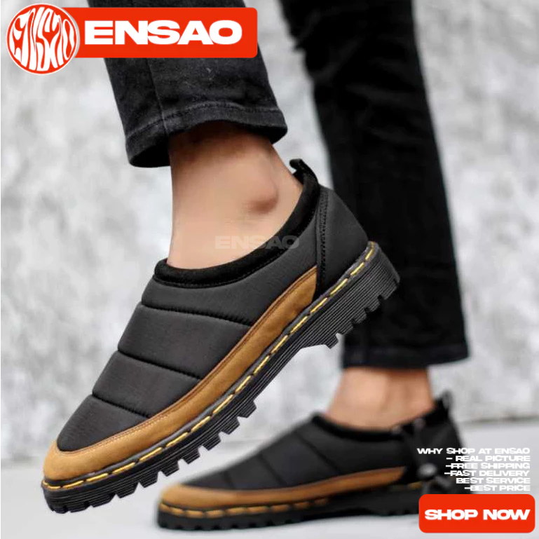 Sepatu Docmart Casual Pria Loafers Slop Pria