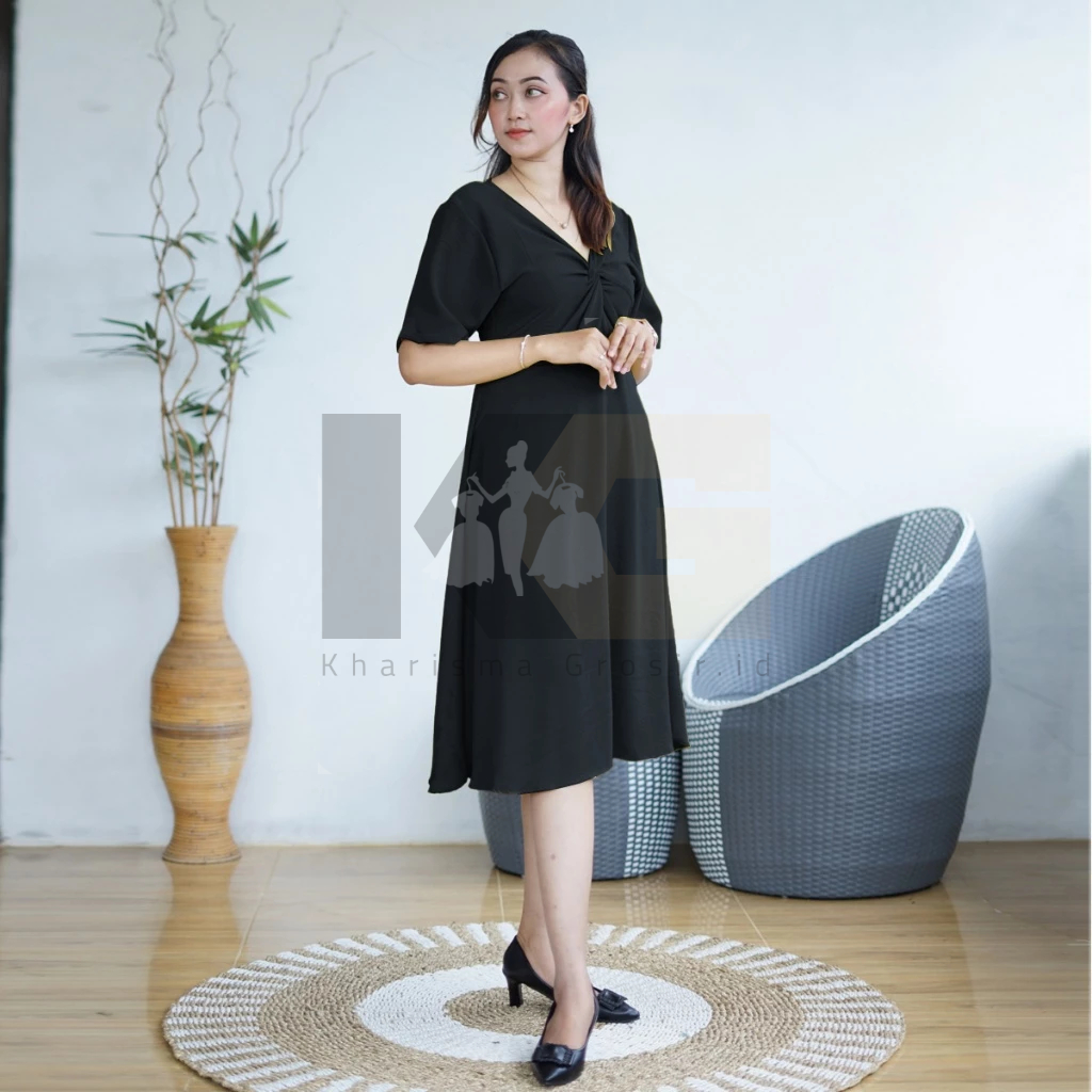 DRS B003 Feodora fashion | Dress Meyrolind Kebaya | Gaun Pesta Terbaru | Dress Party | Dress Natal P