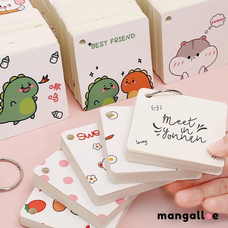 

COD Notebook/Loose leaf book/Buku/Sticky note Gantungan memo hamster dino sticky note lucu MG