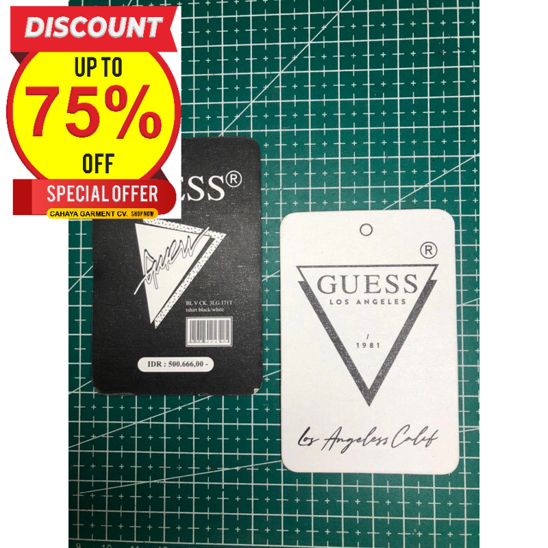 

GUESS LA PRICE TAG HANGTAG SUPER PREMIUM CO 1X DIKIRIM 600PCS