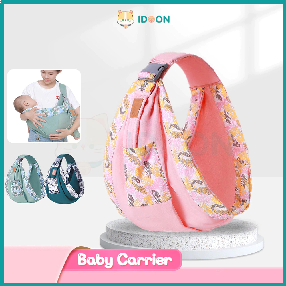 IDOON Gendongan bayi bahan katun lembut kain gendongan bayi
