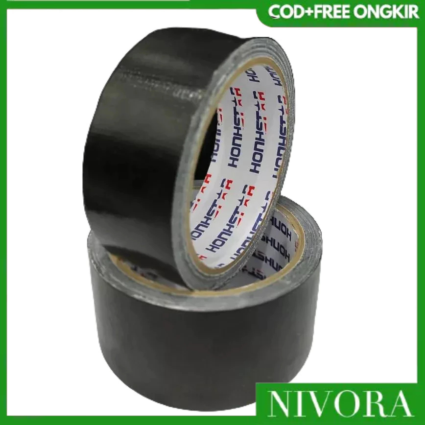 

[COD] Honhstar Lakban Kain Hitam 36mm 48mm MURAH