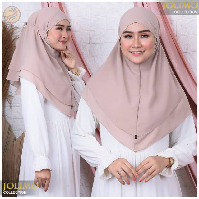 KHIMAR TALI Hijab Instant Remaja Ceruti Babydoll 2 Layer Jilbab MINI DAILY  FIT