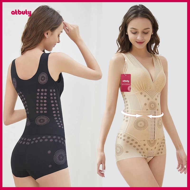 【atbuty】Volcanic Rock Bodyshaper Korset - Korset Pelangsing Perut Batu Volcanic Ion Negative Infared