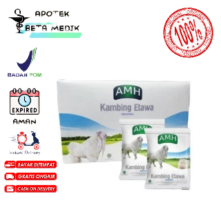 

SUSU BUBUK KAMBING ETAWA SACHET AMH - Rasa Original & Jahe