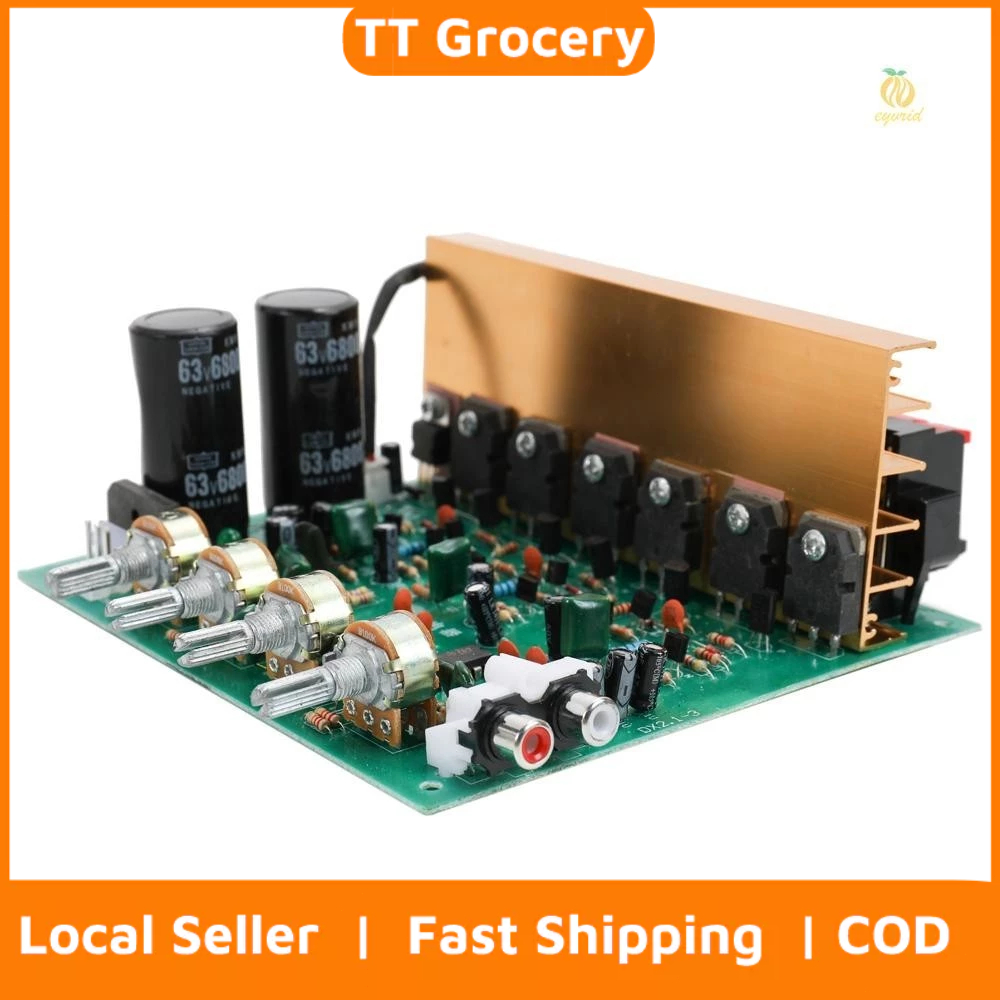 EQ DX-2.1-3 Papan Amplifier Audio Daya Besar Saluran Subwoofer Daya Tinggi Dual Home Theater DC18V-2