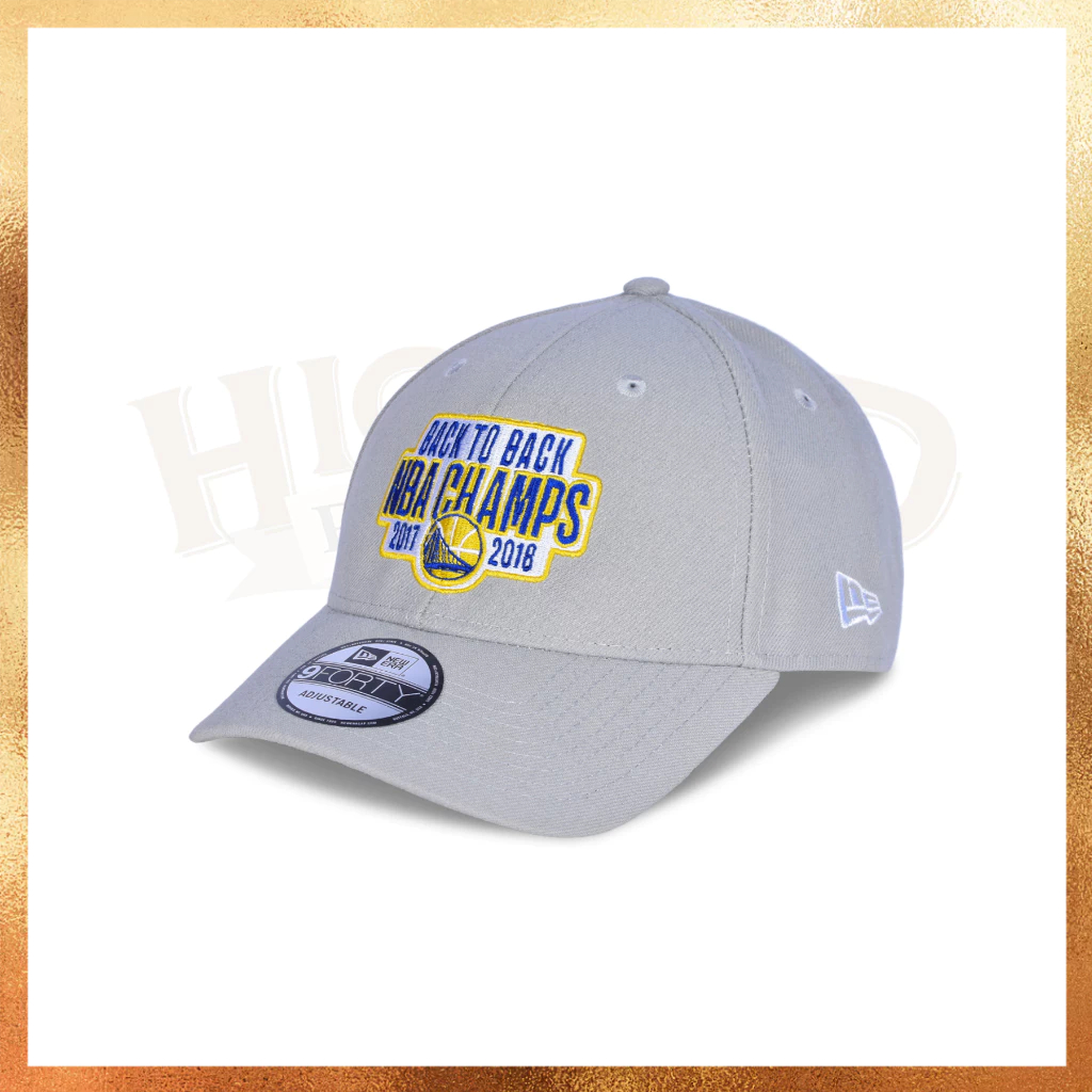 Topi New Era GSW Golden State Warriors Back to Back Champs Collection 9FORTY Cap Original