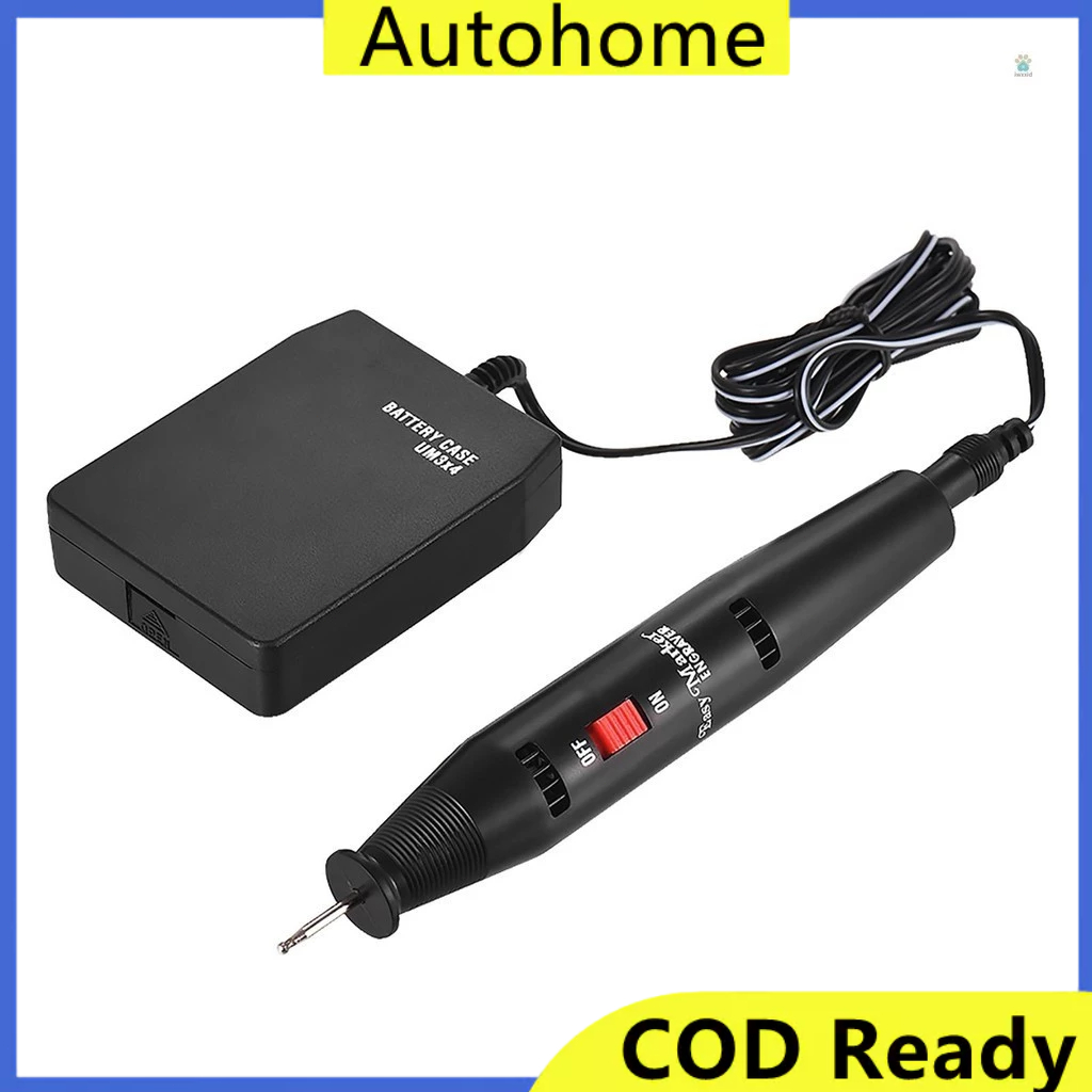 

Portable Precision Electric Engraving Pen Engraver DIY Carve Graver Machine Tools Battery Powered with Strong Diamond Tip Bit for Jewellery Metal Plastic Glass Ceramic Stone Engraving Educational Accessory