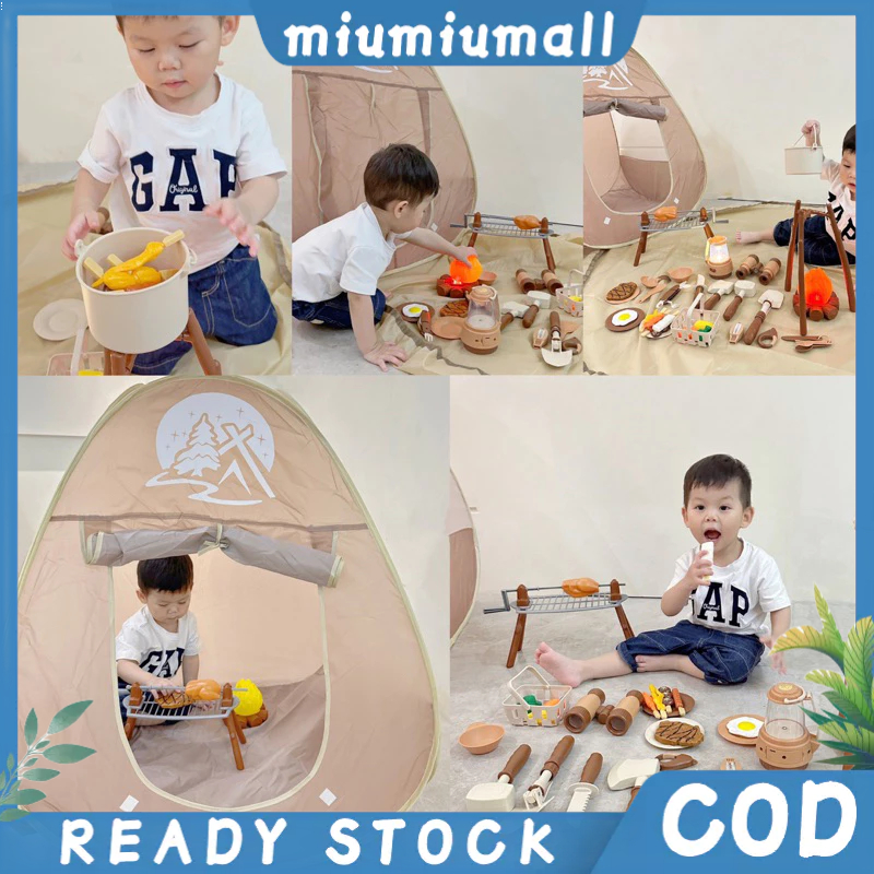 Camping Set Koala Diary Cooking Utensil Mainanmelewati Tenda Berkemah/Masak Bbq/Mainan Luar Ruangan/Mainan Anak
