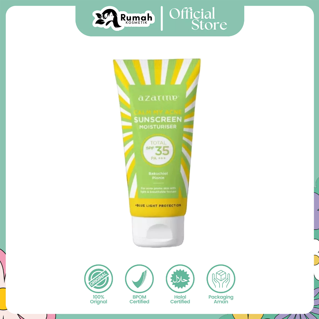 AZARINE Calm My Acne Sunscreen Moisturizer SPF35 PA+++