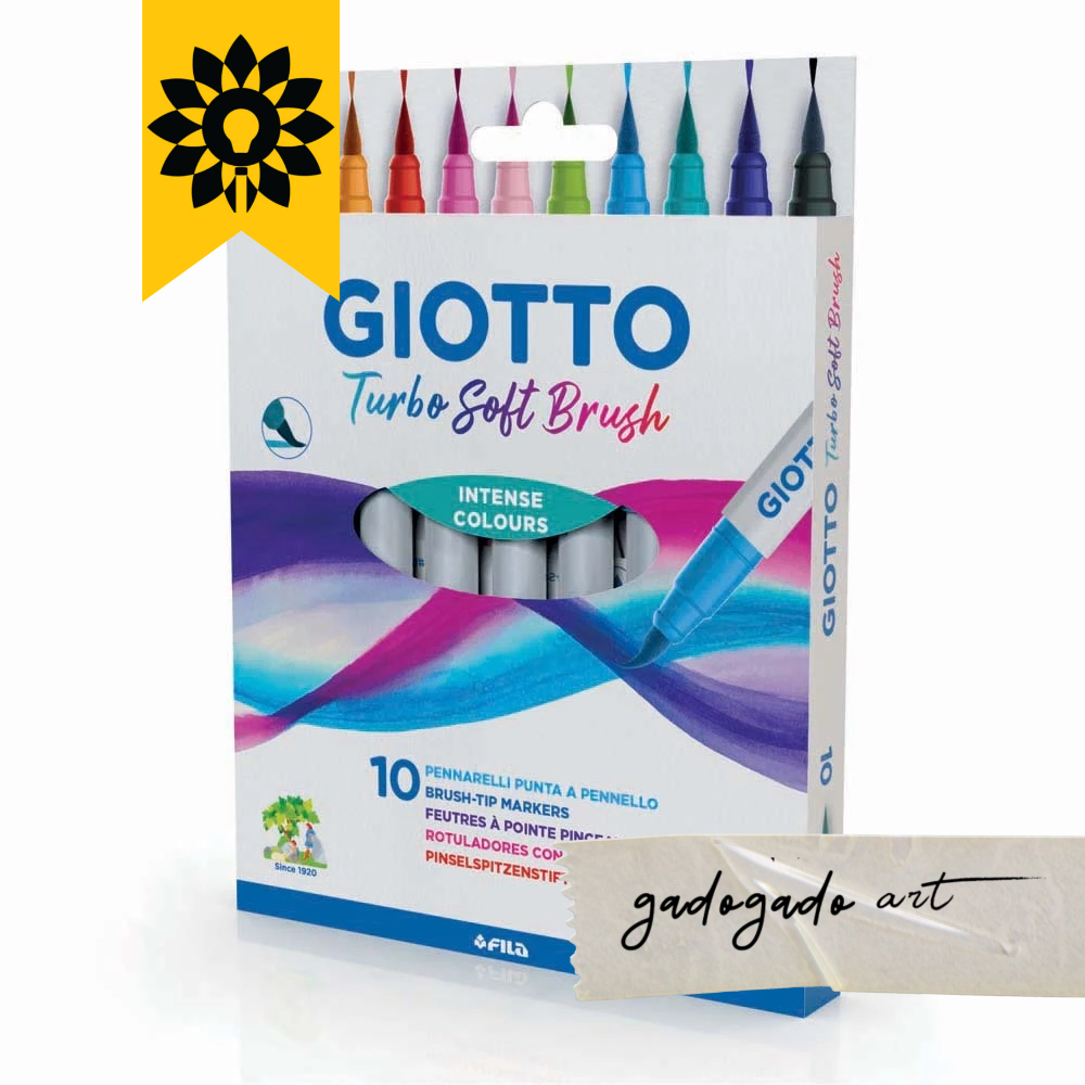 

Spidol Giotto Soft Brush Pen 10 Colors