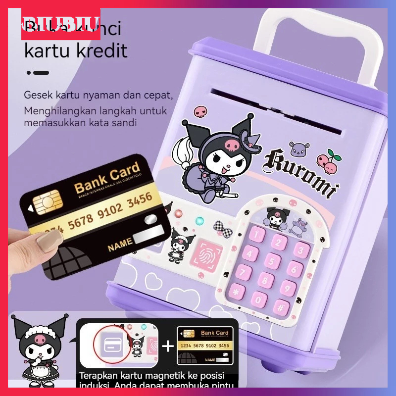 【READY】Gesek Sidik Jari Kartu Untuk Membuka Kunci Celengan / ATM Sidik Jari Celengan / Mainan Celeng