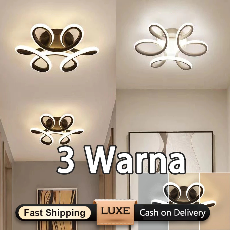 ampu Plafon LED 50W Lampu Hias Rumah Ruang Tamu Kamar Minimalis Tempat Lampu Plafon LED Ceiling Ligh