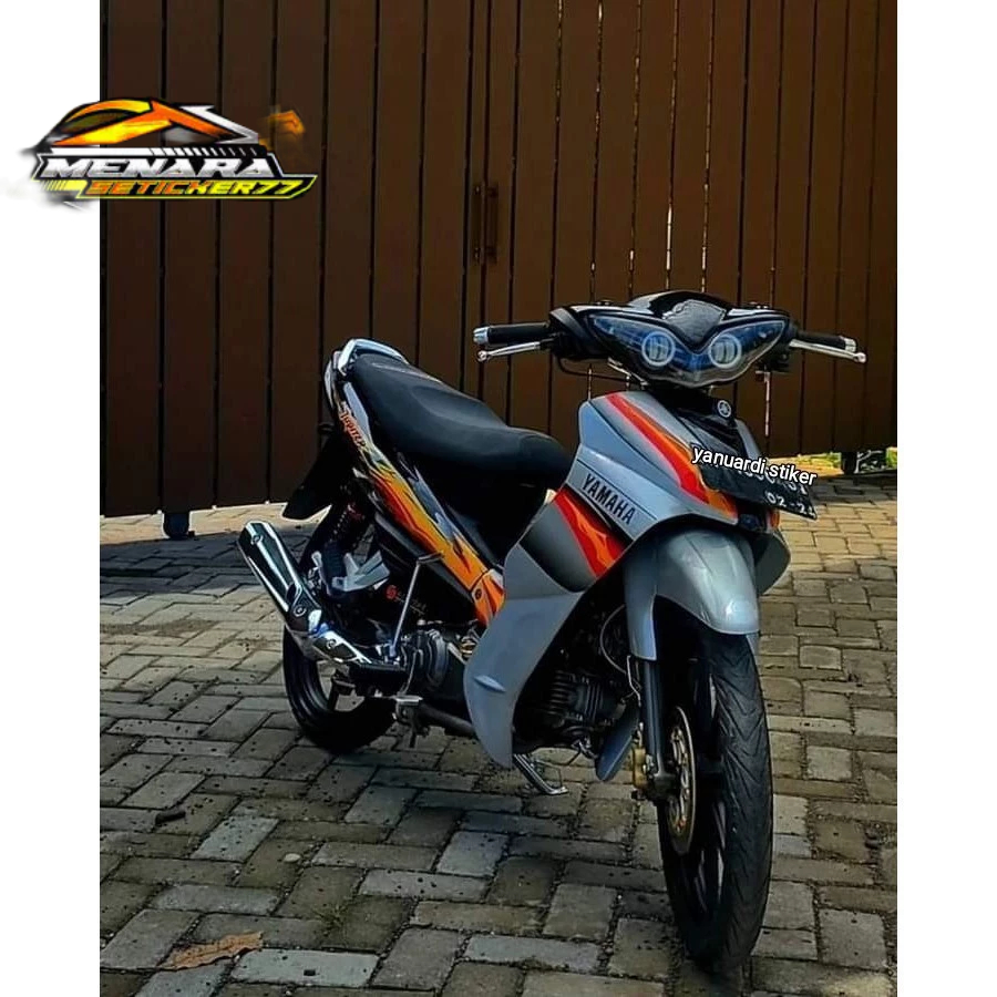 SETRIPING ORI AJS JUPITER Z 2004 SILVER HITAM