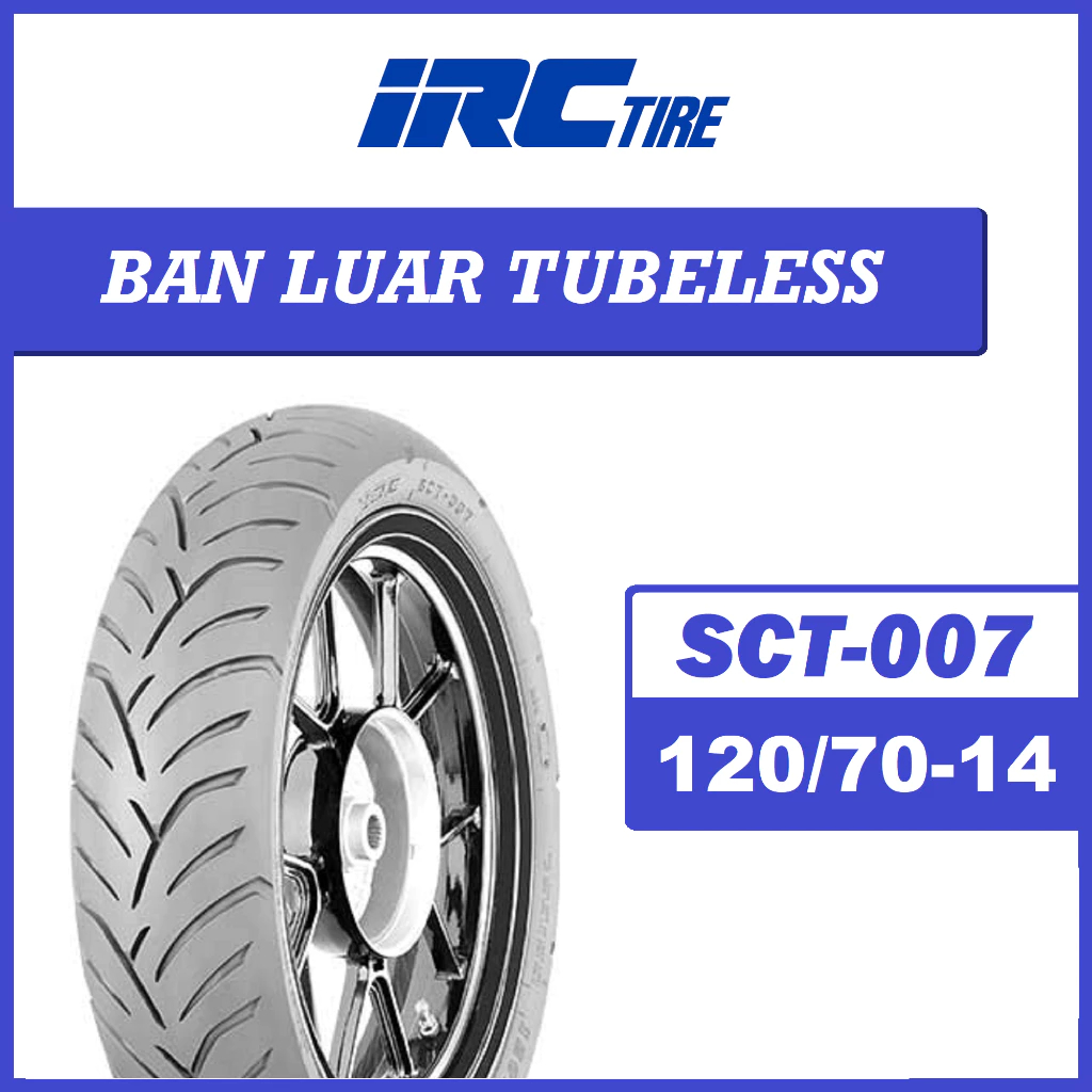 Ban Tubeless 120/70-14 SCT-007 IRC
