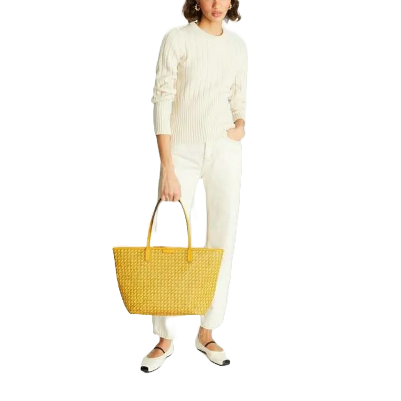 Tas Tory Burch Original Ever Ready Everready Kuning Yellow Tote Totebag Wanita Woman Cewek Branded I