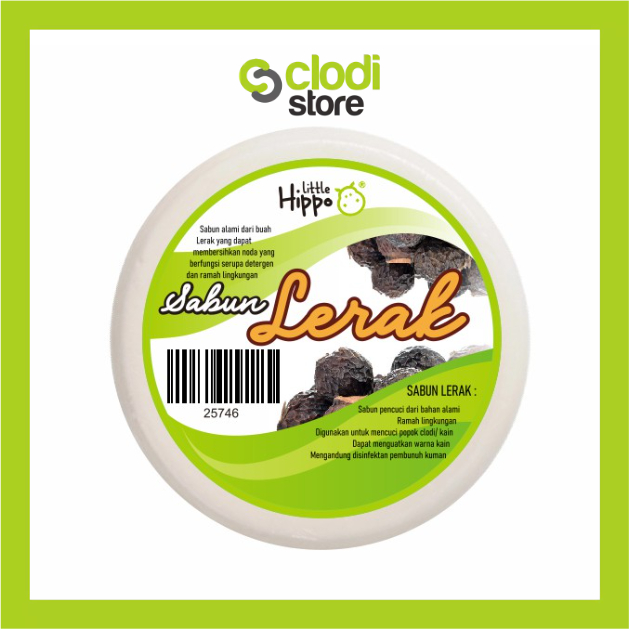 Sabun Lerak Little Hippo Detergen Clodi Ningrat Batik Tulis Baju Bayi Anti Alergi 20gram Sabun lerak