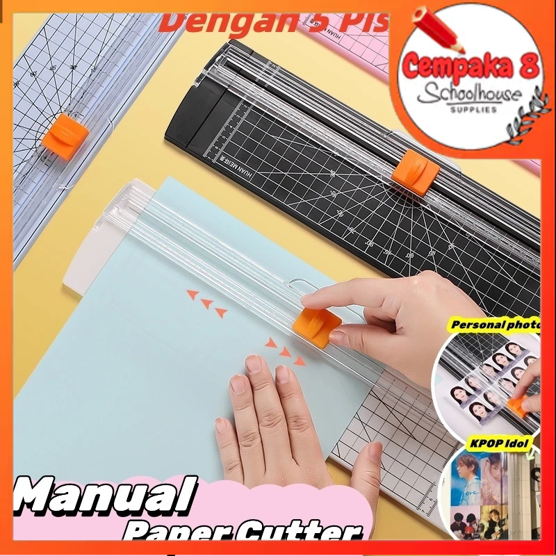 

Alat Potong Kertas Paper Cutter Paper Trimmer Kertas 810 A4 Pemotong Kertas Portabel 12 Inci | Pemangkas Kertas - SEV0222