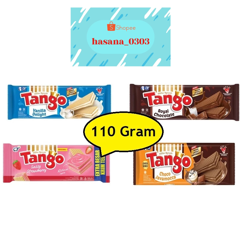 

Tango Wafer Long 110 Gram Rasa: Vanilla, Coklat, Strawberry, Choco Javamocca