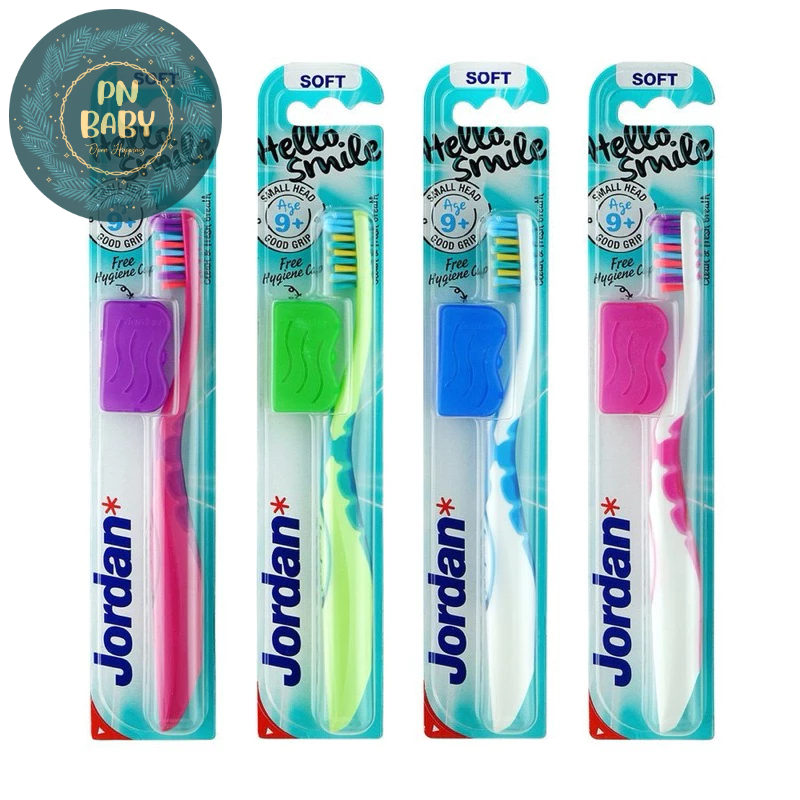 JORDAN KIDS TOOTHBRUSH HELLO SMILE SOFT / Sikat Gigi Jordan Total Clean Soft Jordan Sikat Gigi Dewas