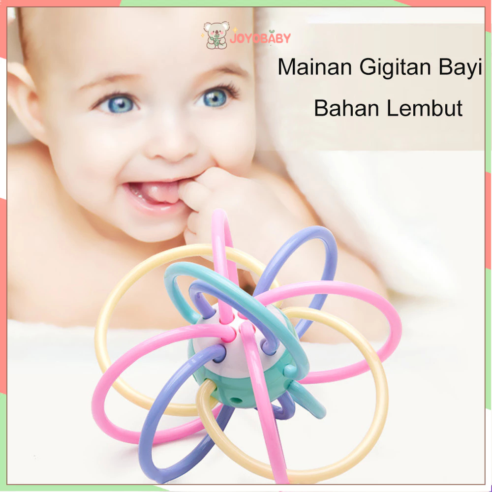 JOYOBABY  Gigitan Bayi Mainan Bayi Bola Manhattan Teether Bayi / Mainan Gigitan Teether Bayi Bahan L