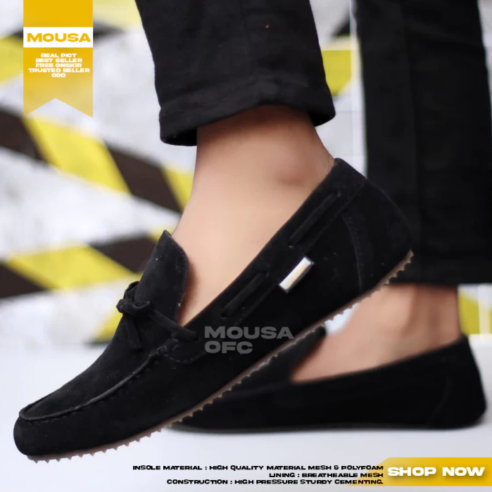 Sepatu Casual Slip On Sepatu Slop Kerja Pria