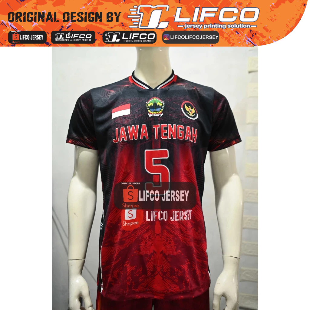 JERSEY LIFCO ORIGINAL BULAN KEMERDEKAAN NUSANTARA SERIES -Jawa Tengah-2