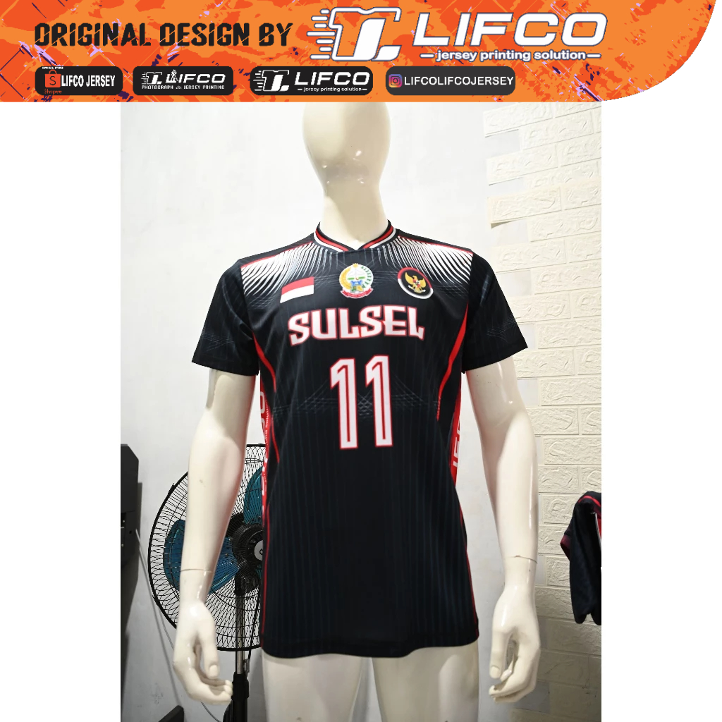 JERSEY LIFCO ORIGINAL BULAN KEMERDEKAAN NUSANTARA SERIES -Sulawesi Selatan-