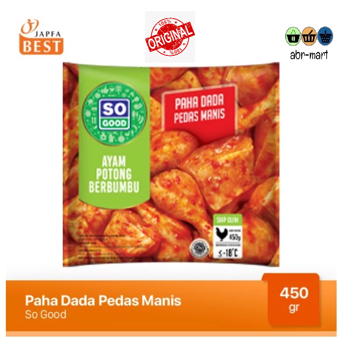 

SO GOOD PAHA DADA PEDAS MANIS 450gr