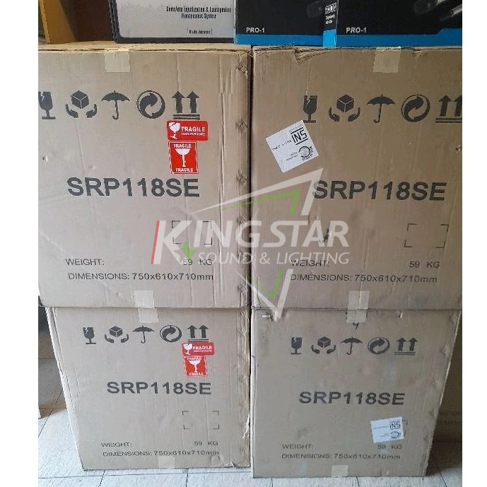 Subwoofer Huper SRP118SE Original Sepasang Speaker Sub SRP 118 SE 18 Inch 600w Aktif SRP118
