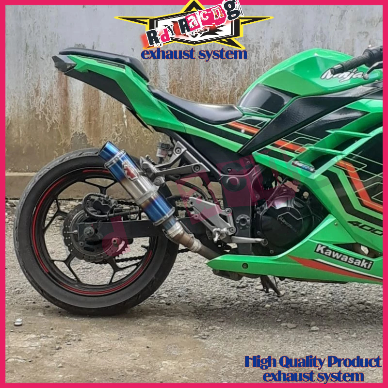 R9 MUGELLO OP EXHAUST EKZOS NINJA 250 CARBU / NINJA 250 FI / GSX 150