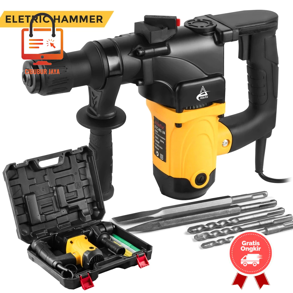 CIBUBUR JAYA BOR BOBOK HAMMER DRILL DEMOLLITION IMPACT ROTARY HAMMER DRILL FREE MATA BOR BETON 6265