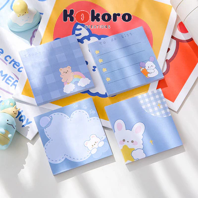

KokoroCreations - [SK187] Sticky notes berbagai motif dan warna / memo variasi warna / cute memo / sticky notes cartoon / memopad animal