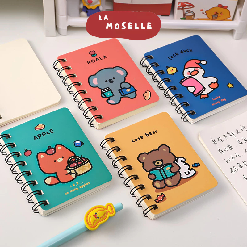 

La Moselle -[SK05] buku tulis mini ring / note book ring / Notes ring Mini Motif Kartun / Binder Book Mini / Notebook ring / BUKU DIARY BOOK HARIAN