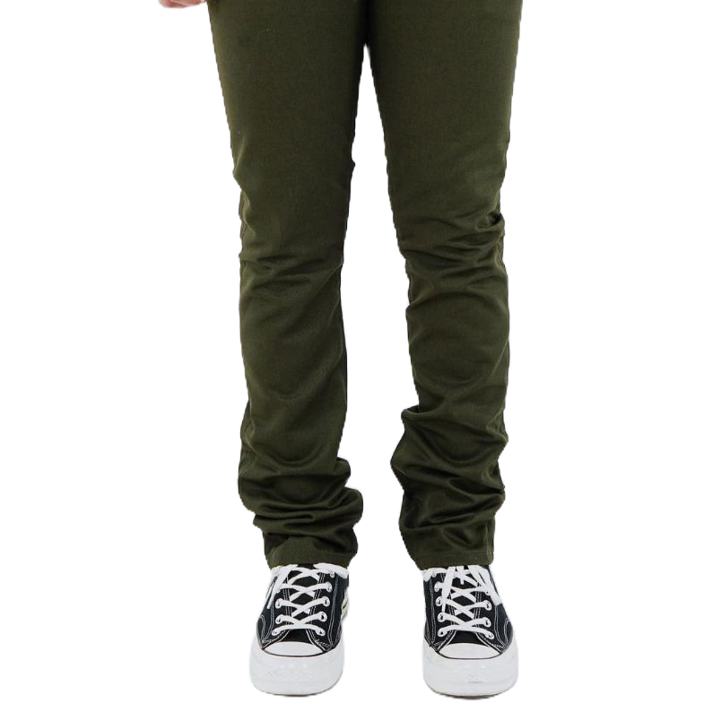 NotBadClub - Nerva Green Olive - 12.5oz twill cotton chino pants green olive