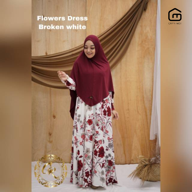 Flowers Dress by CIerra gamis motif bunga griya mey
