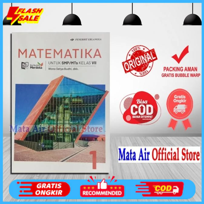 

SALE ORIGINAL MATEMATIKA 1 SMP/MTS KELAS VII KURIKULUM MERDEKA - ERLANGGA Termurah