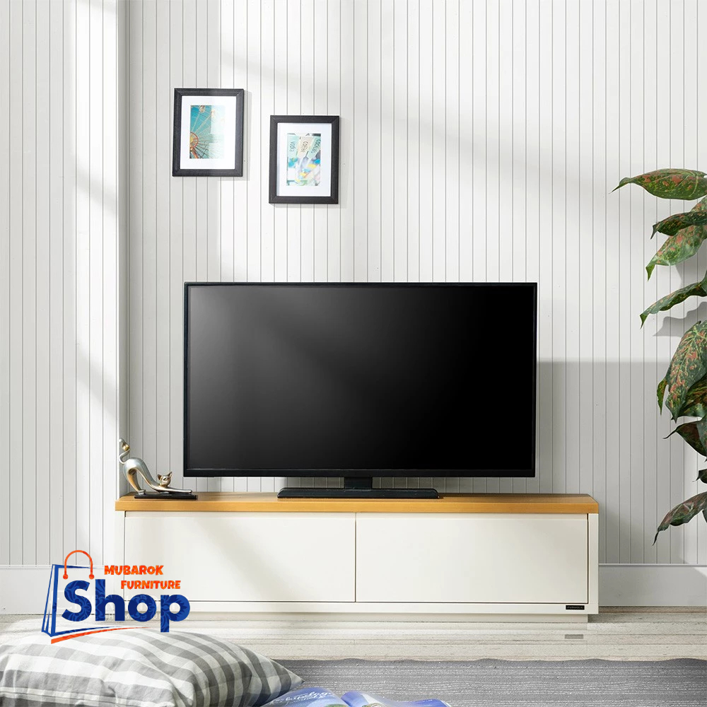DEACON LOW TV CABINET 120 | MEJA TV GANTUNG MINIMALIS | RAK TV TEMPEL DINDING | LEMARI TV MINIMALIS 