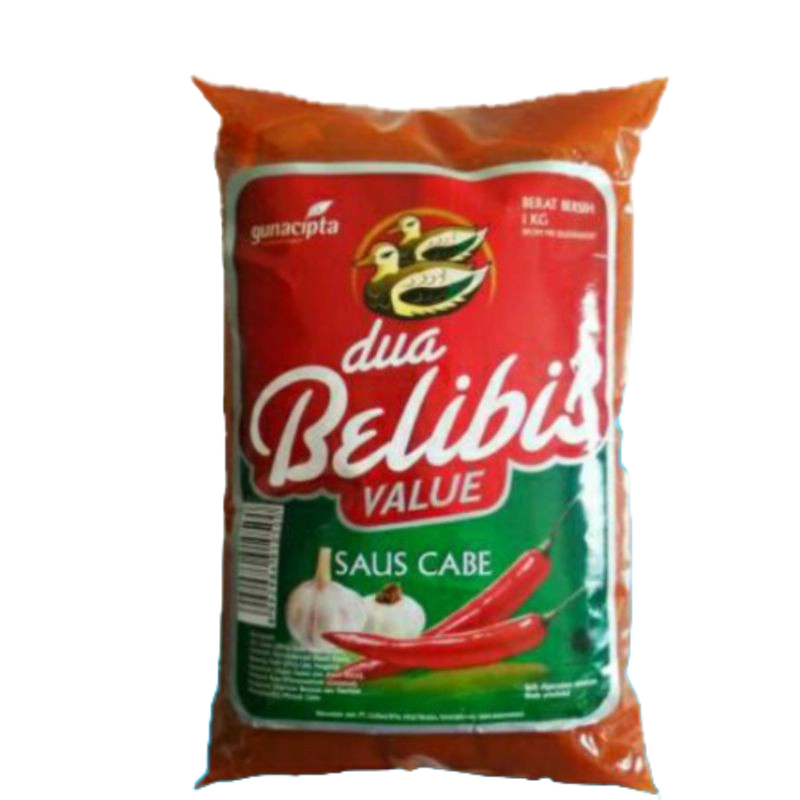 

Belibis Saus Cabe Value Bantal 1KG - PENYEDAP MAKANAN ENAK DAN HALAL I SEMBAKO