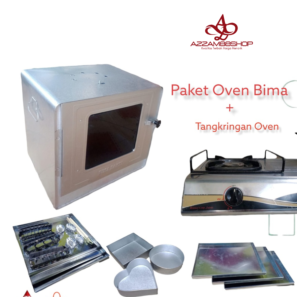 Oven Tangkring Susun 3 Oven Bima Dan Loyang Gratis Tangkringan Oven Kompor