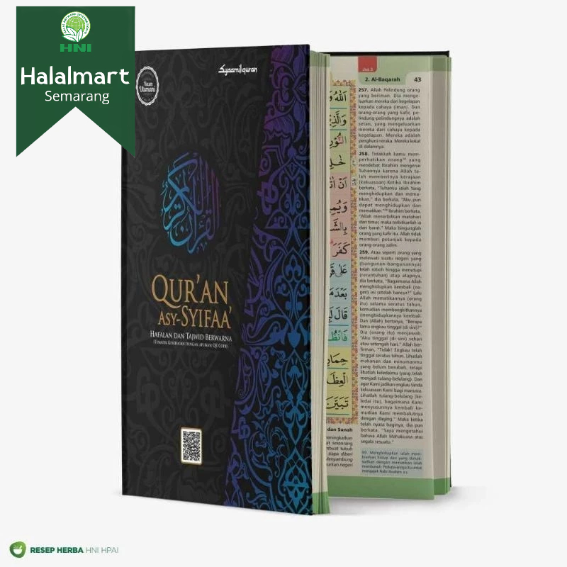 

Qur'an Asy Syifaa HNI. Al-Qur'an Hafalan, Terjemah, dan Tajwid berwarna dengan metode Tikrar / AL QURAN