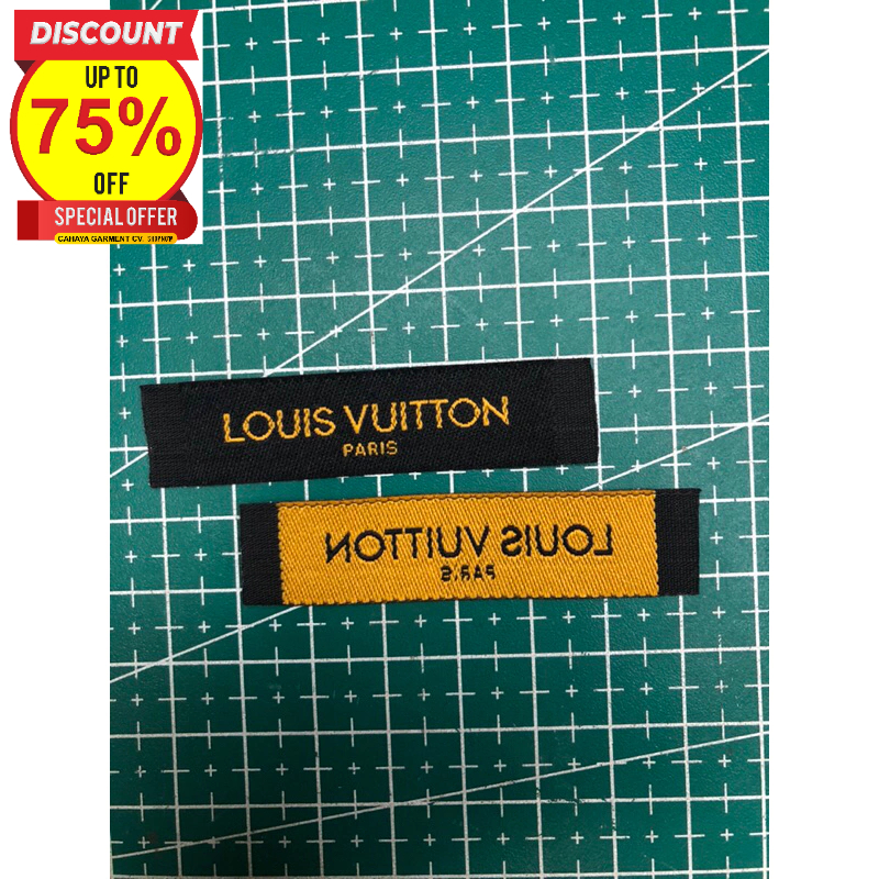 

LOUIS VUITTON LABEL SLIP RAJUT BORDIR WOVEN SUPER PREMIUM CO 1X DIKIRIM 600PCS
