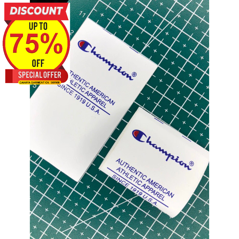 

CHAMPION TAG WASH LIPAT FOLDING SUPER PREMIUM CO 1X DI KIRIM 600PCS