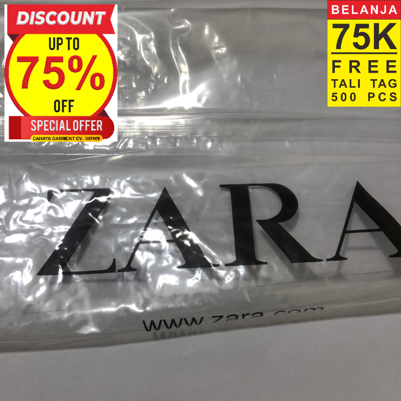 

ZARA PLASTIC PACKING KLIP CTIK SUPER PREMIUM CO 1X DI KIRIM 600PCS