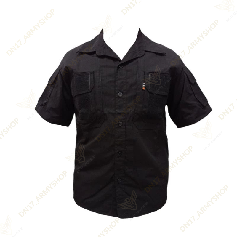 Kemeja Tactical Lengan Pendek Ripstop